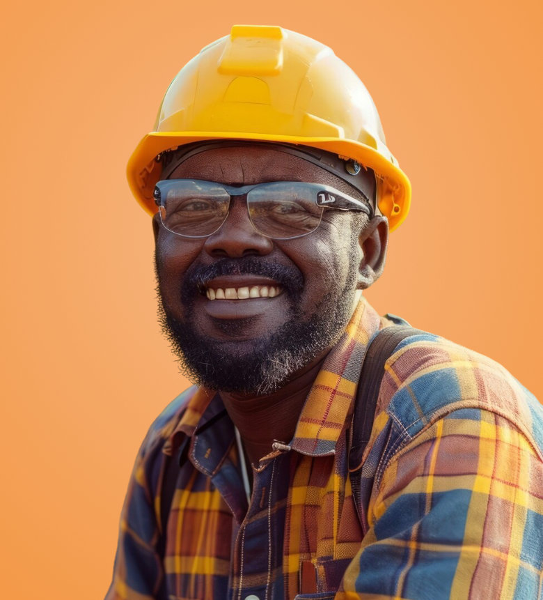 ozbok coal surveyor smiling closeup