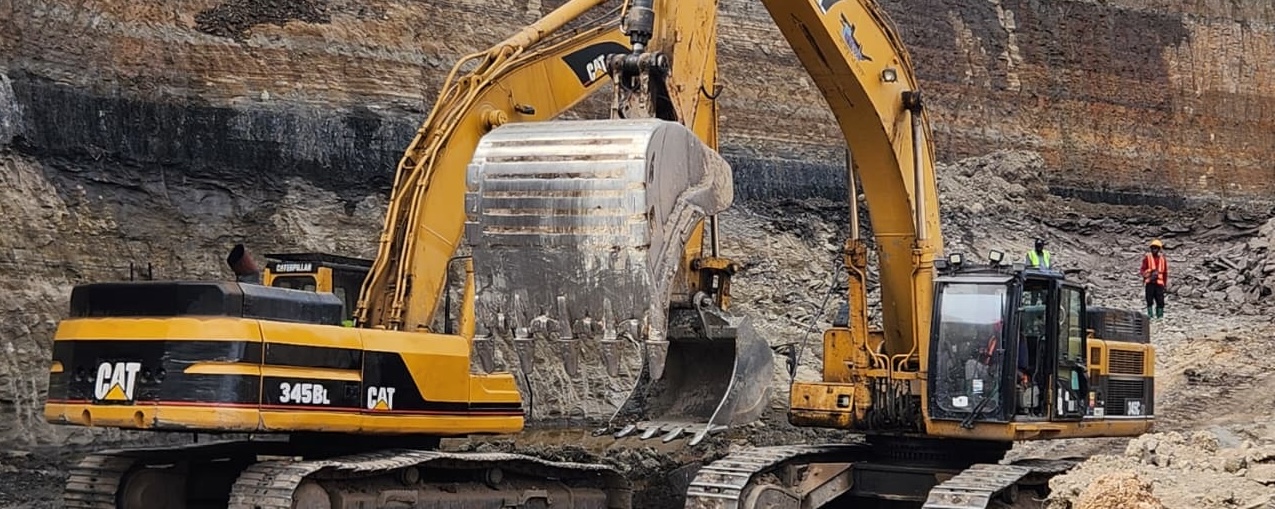Excavators at Ozbok Coal Mine 2